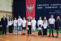 Uroczyste zakończenia roku szkolnego klasy VI-VII