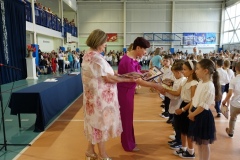 Uroczystość zakończenia roku szkolnego klasy 1-5