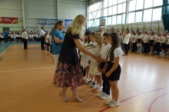 Uroczystość zakończenia roku szkolnego klasy 1-5