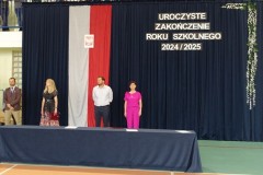 Uroczystość zakończenia roku szkolnego klasy 1-5