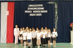 Uroczystość zakończenia roku szkolnego klasy 1-5