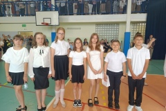 Uroczystość zakończenia roku szkolnego klasy 1-5