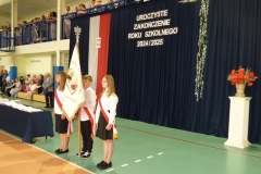 Uroczystość zakończenia roku szkolnego klasy 1-5