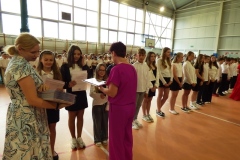 Uroczystość zakończenia roku szkolnego klasy 1-5