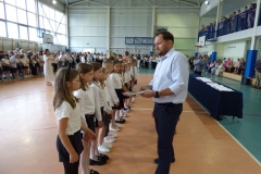 Uroczystość zakończenia roku szkolnego klasy 1-5