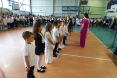Uroczystość zakończenia roku szkolnego klasy 1-5