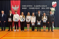 Zakończenie roku szkolnego 2024/2025 klasy VIII