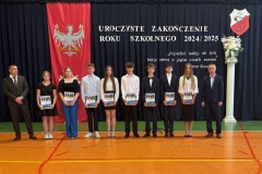 Zakończenie roku szkolnego 2024/2025 klasy VIII