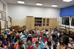 Mikołajkowy Wieczór Filmowy w Klasie 4a i 4c