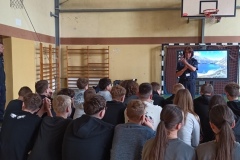 Spotkanie z przedstawicielką policji starszą aspirant panią Katarzyną Cieślik