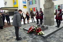 Odsłonięcie pamiątkowej tablicy