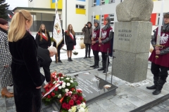 Odsłonięcie pamiątkowej tablicy