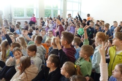 Spotkanie z przedstawicielami Powiatowej Państwowej Straży Pożarnej w ramach innowacji pedagogicznej "Potrafię ratować"