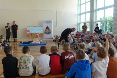 Spotkanie z przedstawicielami Powiatowej Państwowej Straży Pożarnej w ramach innowacji pedagogicznej "Potrafię ratować"