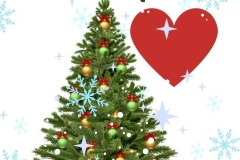 Serce pod choinkę