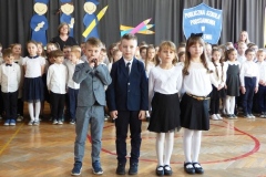 Ślubowanie klas pierwszych w Publicznej Szkole Podstawowej im. Władysława Jagiełły w Zwoleniu