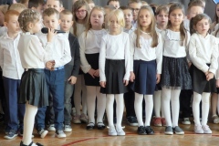 Ślubowanie klas pierwszych w Publicznej Szkole Podstawowej im. Władysława Jagiełły w Zwoleniu