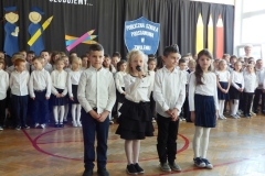 Ślubowanie klas pierwszych w Publicznej Szkole Podstawowej im. Władysława Jagiełły w Zwoleniu