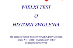 Wielki test o historii Zwolenia rozstrzygnięty!