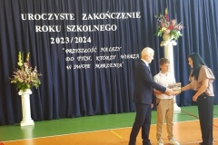 Uroczyste zakończenie roku szkolnego 2023-2024 - klasy 6-7