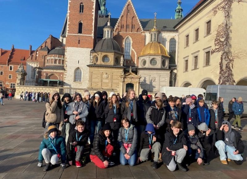 Siódmoklasiści na turystycznym szlaku