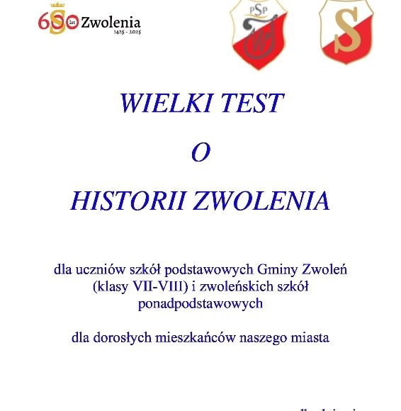 Wielki Test o Historii Zwolenia